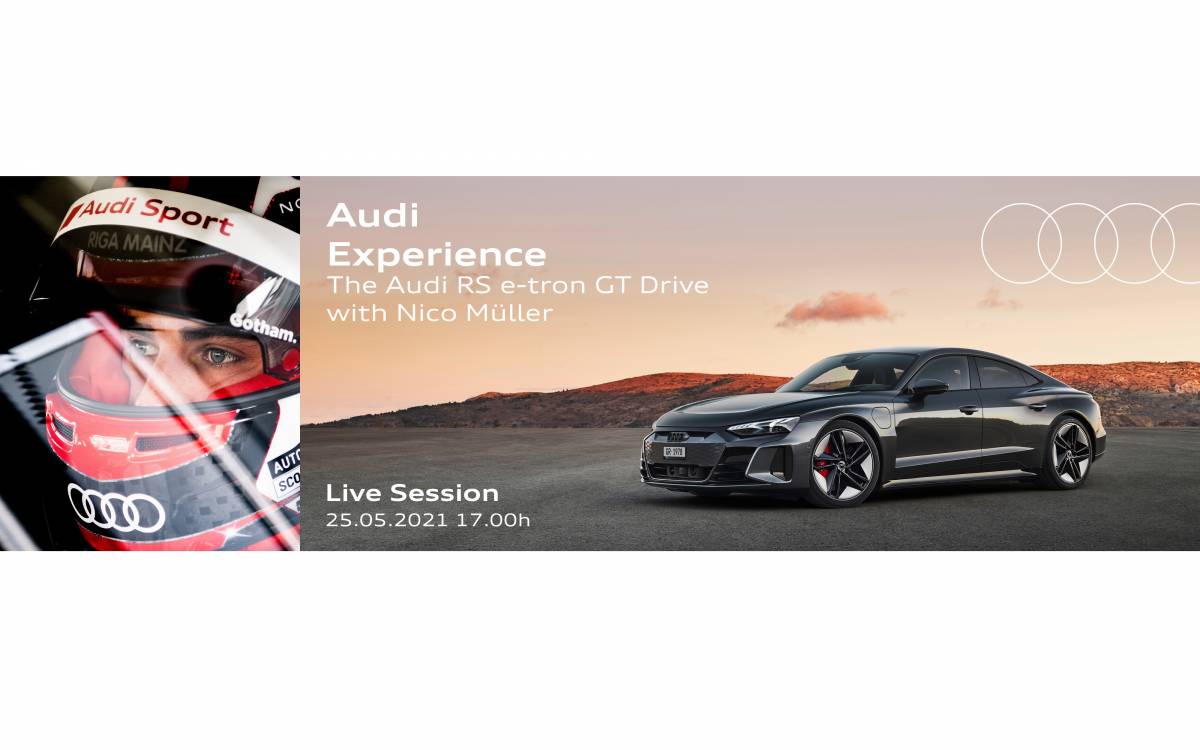 Live-Session mit Nico Müller im Audi RS e-tron GT