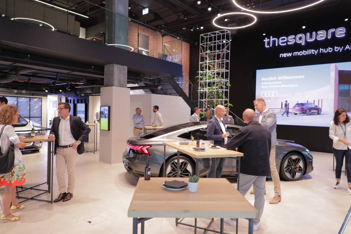 Audi Experience: power partners@the Square – Unternehmen, Verbänden und Providern die E-Mobilität näherbringen