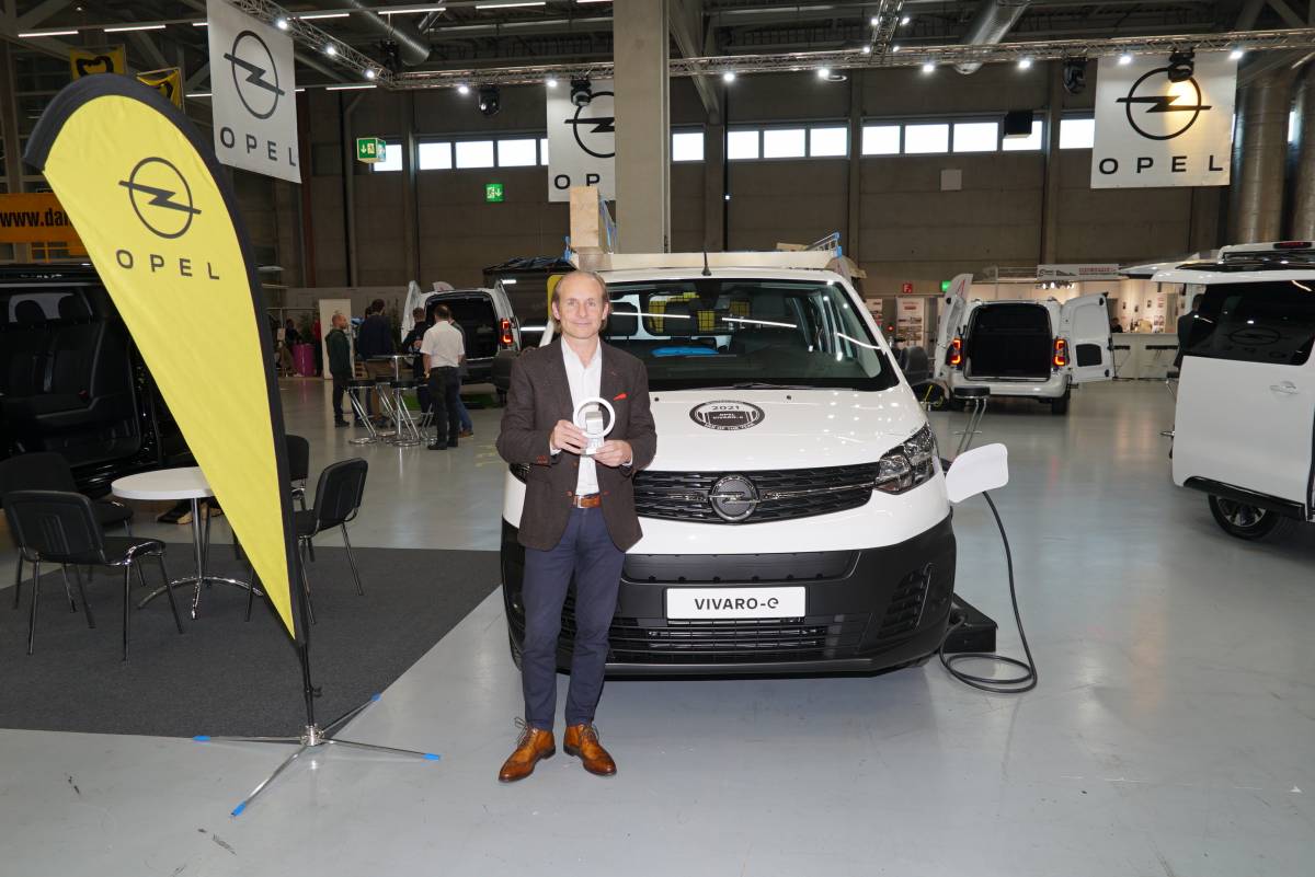 Opel Vivaro-e gewinnt Award «International Van of the Year 2021»