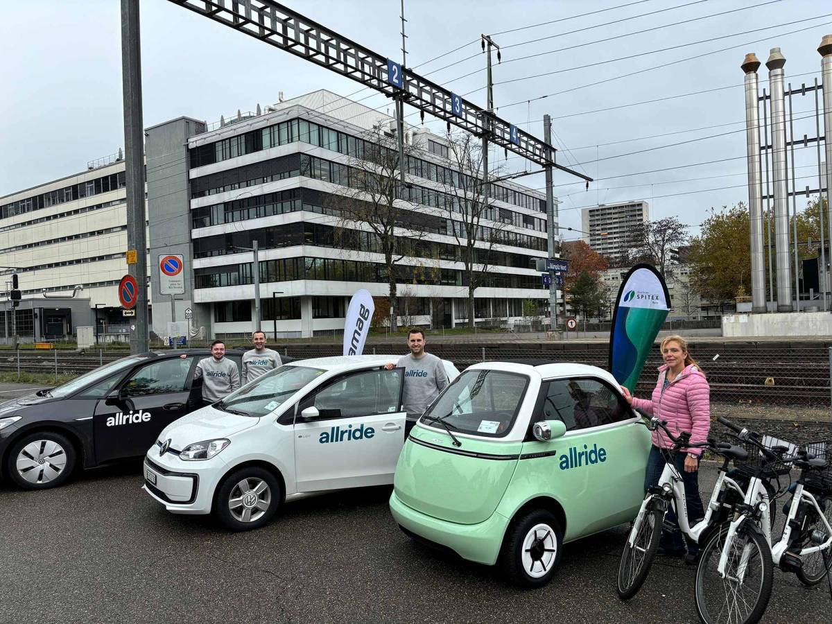 E-Flotte für Hausbesuche: Die Spitex Bern setzt auf nachhaltige Mobilität mit allride
