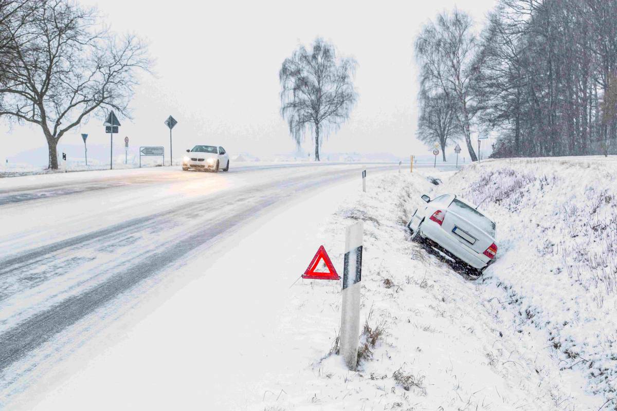 Wintereinbruch: Doppelt so viele Unfälle bei Schnee