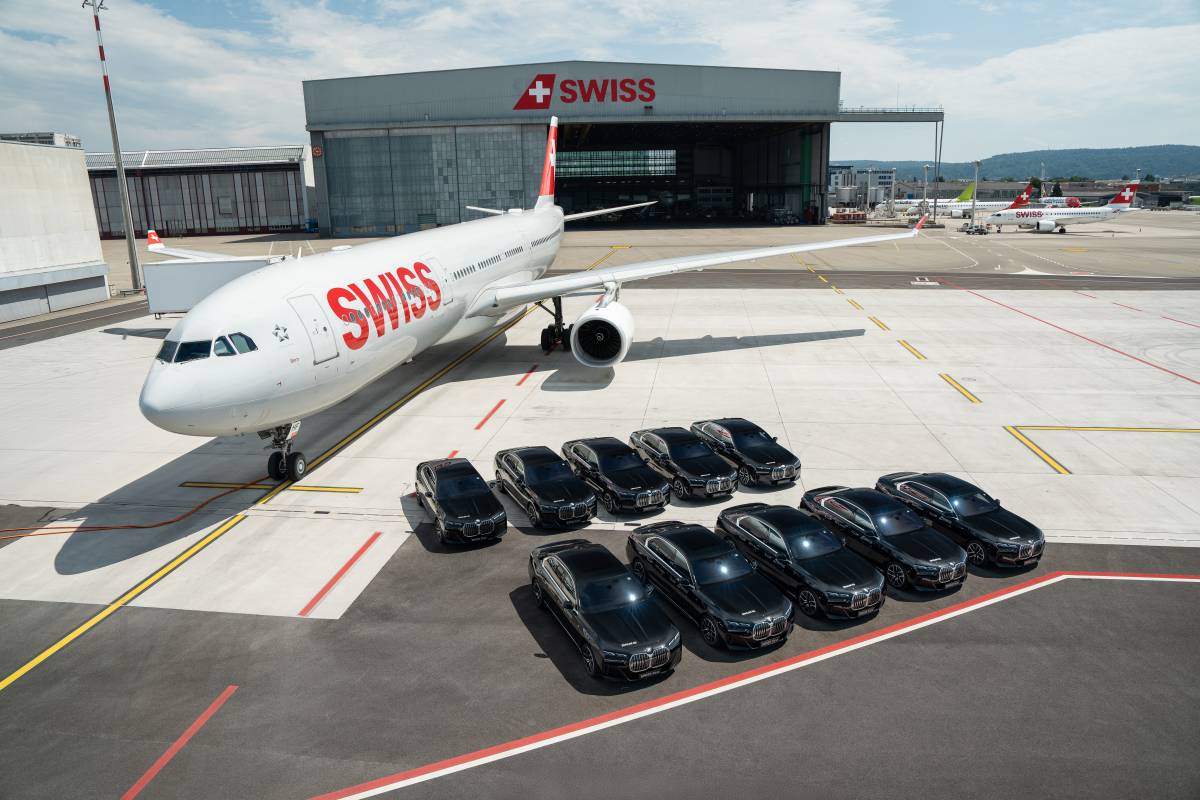 BMW liefert i7-Flotte an Swiss aus
