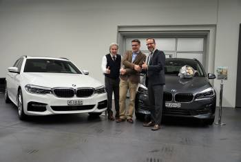 BMW Zürich-Dielsdorf: Fünf neue Bayern für die SEBIA Swiss GmbH