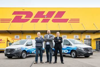 DHL Express (Schweiz) AG setzt auf den Mercedes-Benz eVito