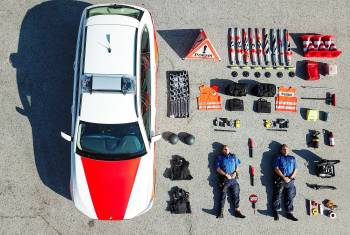 Zürcher Kantonspolizei: So viel steckt in einem Einsatzfahrzeug