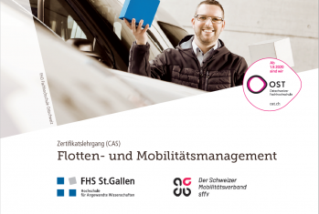 Zertifikatslehrgang (CAS) Flotten- und Mobilitätsmanagement startet am 6. März 2020  – jetzt anmelden!