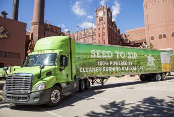 Bieridee? CNG-Trucks mit Biogas wirken wie acht Millionen neue Bäume