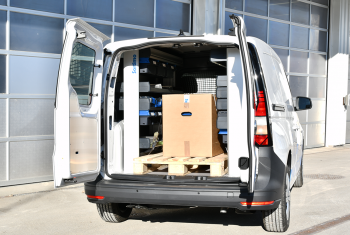 Fahrzeugeinrichtung SR5 von Sortimo im neu aufgelegten VW Caddy