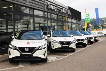 Erste Flottenauslieferung des neuen Nissan Qashqai an die Firma Röösli AG, Rothenburg