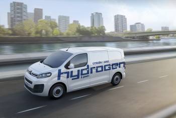 Citroën ë-Jumpy Hydrogen: Erste Flotte testet Wasserstoff-Brennstoffzellenfahrzeug