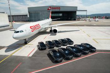 BMW liefert i7-Flotte an Swiss aus
